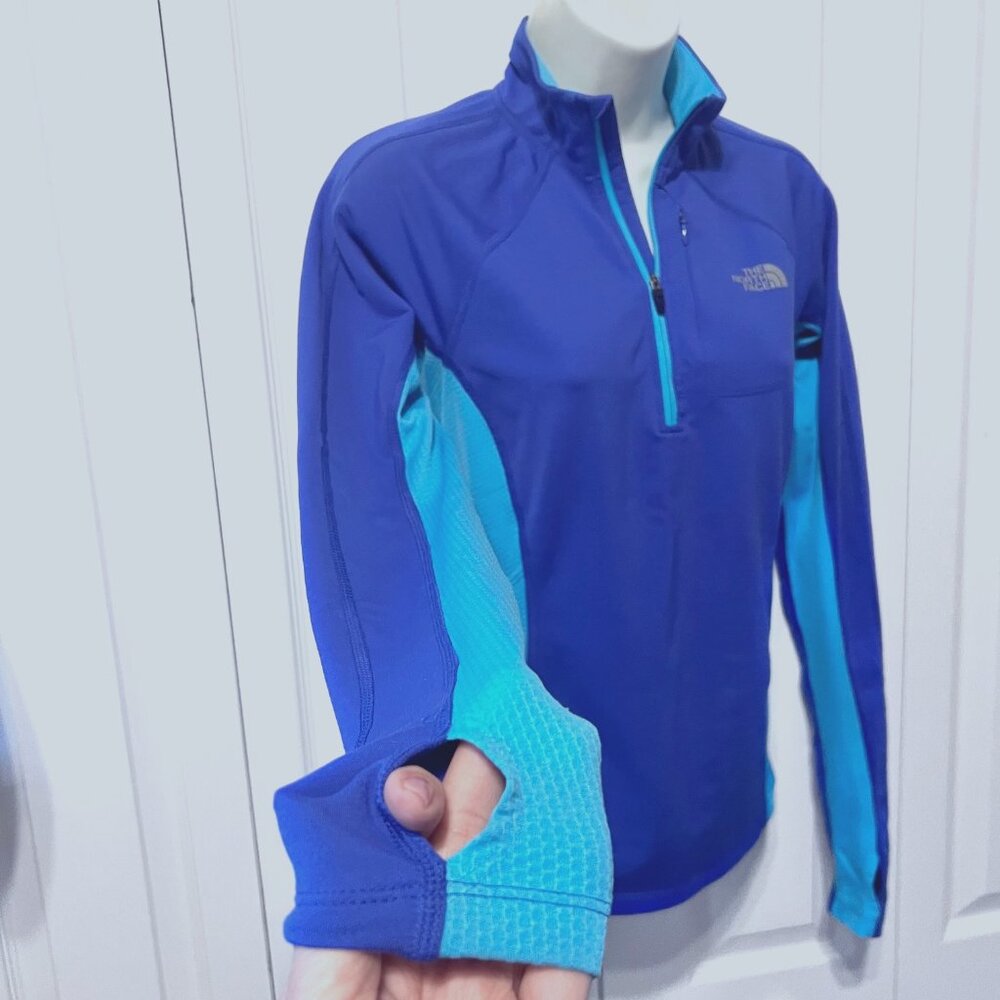The North Face Vapor Wick-Women's X Small Long Sleeve Thumb Hole Active Wear - Picture 7 of 13